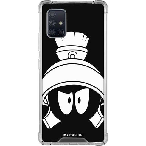 Looney Tunes Marvin the Martian Black and White Galaxy A71 5G Clear Case