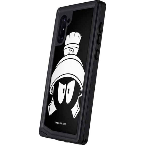 Looney Tunes Marvin the Martian Black and White Galaxy Note 10 Waterproof Case