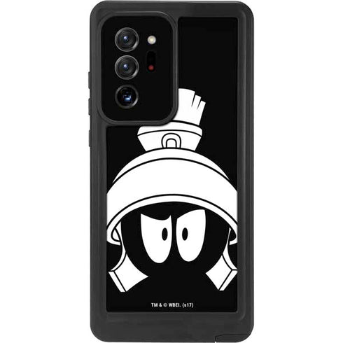Looney Tunes Marvin the Martian Black and White Galaxy Note20 Ultra 5G Waterproof Case