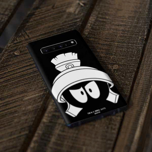 Looney Tunes Marvin the Martian Black and White Galaxy S10 Plus Skin
