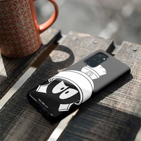 Looney Tunes Marvin the Martian Black and White Galaxy S20 Plus Pro Case