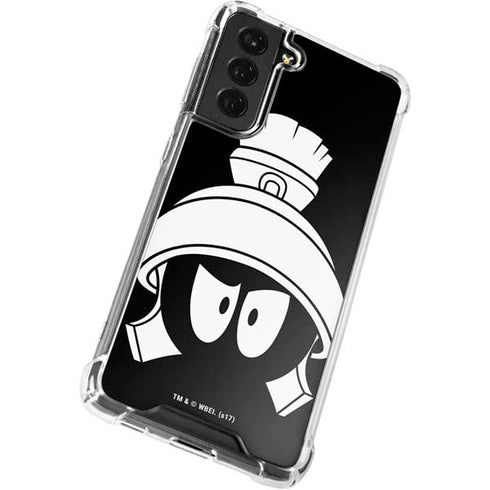 Looney Tunes Marvin the Martian Black and White Galaxy S21 FE Clear Case