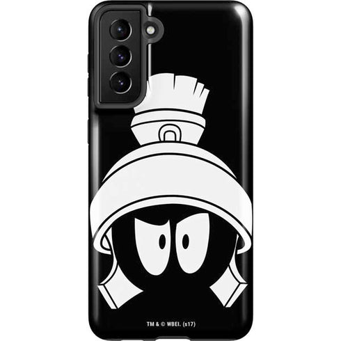 Looney Tunes Marvin the Martian Black and White Galaxy S21 Plus 5G Pro Case