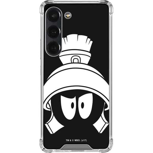 Looney Tunes Marvin the Martian Black and White Galaxy S23 Clear Case