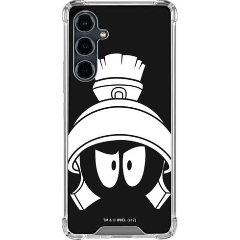 Looney Tunes Marvin the Martian Black and White Galaxy S23 FE Clear Case