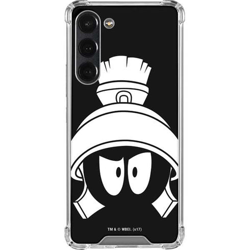 Looney Tunes Marvin the Martian Black and White Galaxy S23 Plus Clear Case