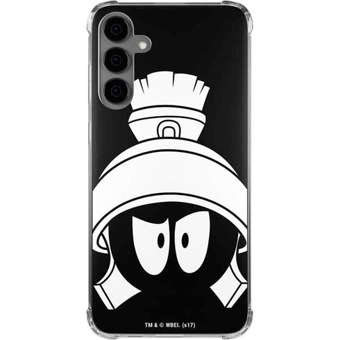 Looney Tunes Marvin the Martian Black and White Galaxy S24 Plus Clear Case