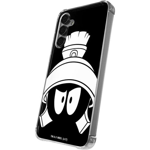 Looney Tunes Marvin the Martian Black and White Galaxy S24 Plus Clear Case