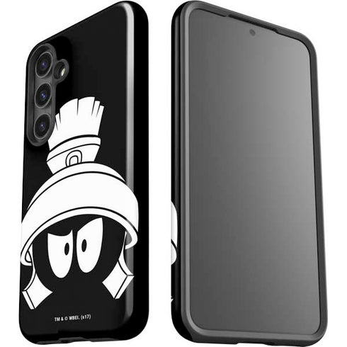 Looney Tunes Marvin the Martian Black and White Galaxy S24 Plus Impact Case