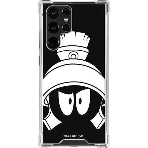 Looney Tunes Marvin the Martian Black and White Galaxy S24 Ultra Clear Case