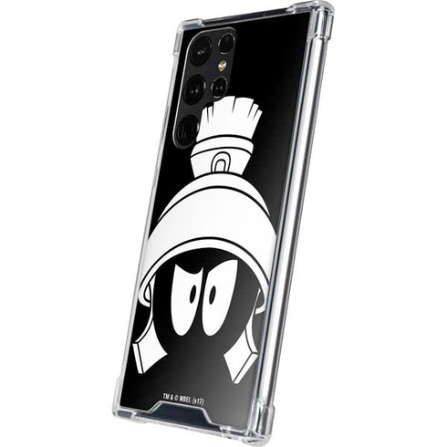 Looney Tunes Marvin the Martian Black and White Galaxy S24 Ultra Clear Case
