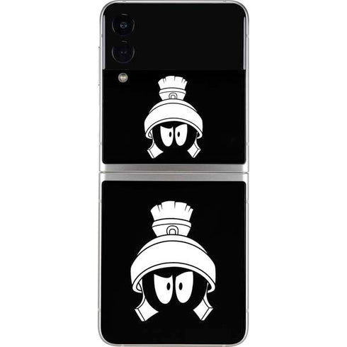 Looney Tunes Marvin the Martian Black and White Galaxy Z Flip3 5G Skin