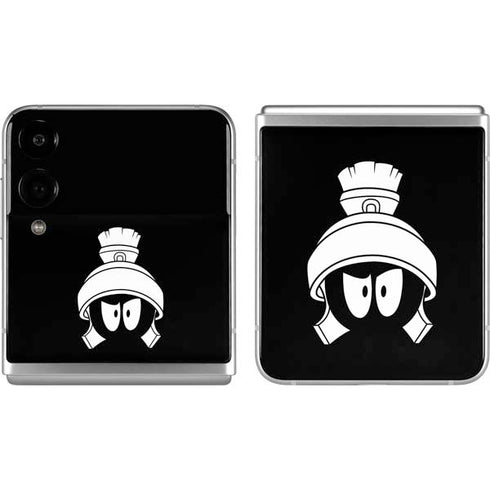 Looney Tunes Marvin the Martian Black and White Galaxy Z Flip4 5G Skin