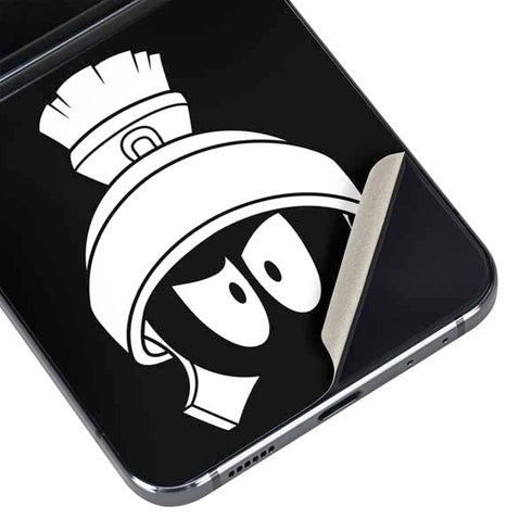 Looney Tunes Marvin the Martian Black and White Galaxy Z Flip5 5G Skin