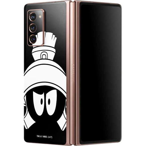 Looney Tunes Marvin the Martian Black and White Galaxy Z Fold2 5G Skin