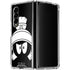 Looney Tunes Marvin the Martian Black and White Galaxy Z Fold4 5G Clear Case