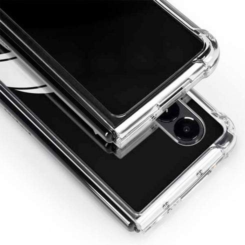 Looney Tunes Marvin the Martian Black and White Galaxy Z Fold4 5G Clear Case