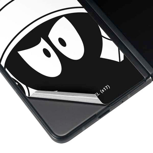 Looney Tunes Marvin the Martian Black and White Galaxy Z Fold4 5G Skin