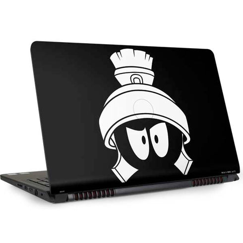 Looney Tunes Marvin the Martian Black and White Dell Inspiron Skin
