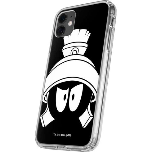Looney Tunes Marvin the Martian Black and White iPhone 11 Clear Case