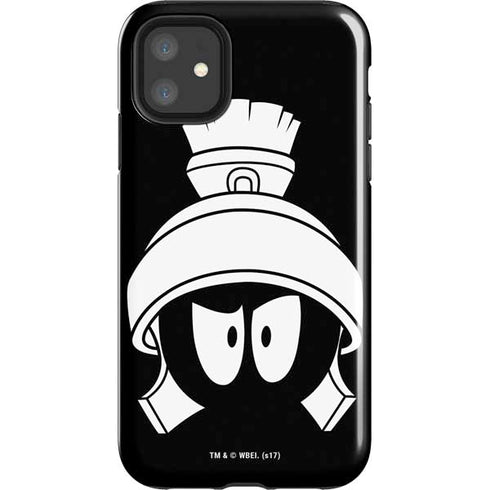 Looney Tunes Marvin the Martian Black and White iPhone 11 Impact Case