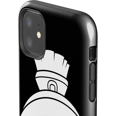 Looney Tunes Marvin the Martian Black and White iPhone 11 Impact Case