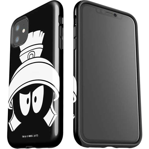 Looney Tunes Marvin the Martian Black and White iPhone 11 Impact Case