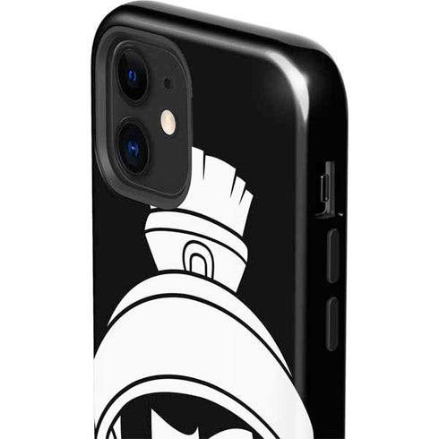 Looney Tunes Marvin the Martian Black and White iPhone 12 Impact Case