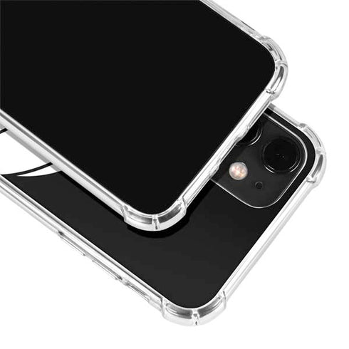 Looney Tunes Marvin the Martian Black and White iPhone 12 Mini Clear Case