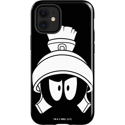 Looney Tunes Marvin the Martian Black and White iPhone 12 Mini Impact Case