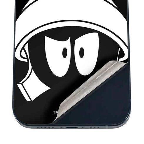 Looney Tunes Marvin the Martian Black and White iPhone 12 Mini Skin