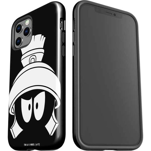 Looney Tunes Marvin the Martian Black and White iPhone 12 Pro Impact Case