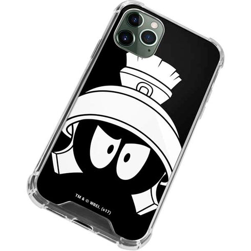 Looney Tunes Marvin the Martian Black and White iPhone 12 Pro Max Clear Case