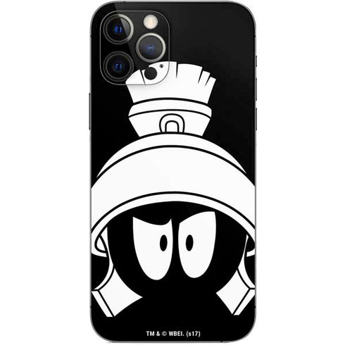 Looney Tunes Marvin the Martian Black and White iPhone 12 Pro Skin