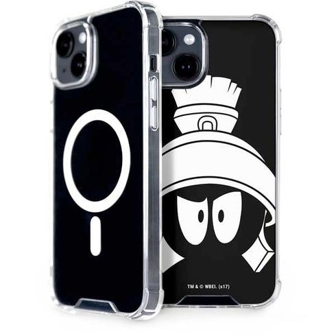 Looney Tunes Marvin the Martian Black and White iPhone 13 MagSafe Case