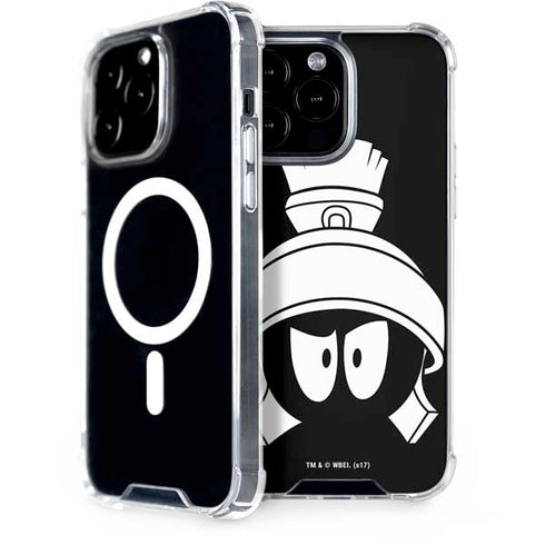 Looney Tunes Marvin the Martian Black and White iPhone 15 Pro Max MagSafe Case