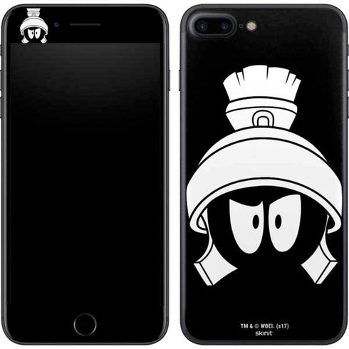 Looney Tunes Marvin the Martian Black and White iPhone 8 Plus Skin