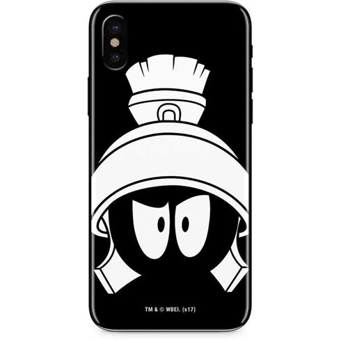 Looney Tunes Marvin the Martian Black and White iPhone X Skin