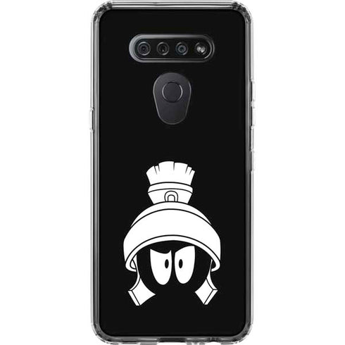 Looney Tunes Marvin the Martian Black and White LG K51/Q51 Clear Case