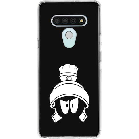 Looney Tunes Marvin the Martian Black and White LG Stylo 6 Clear Case