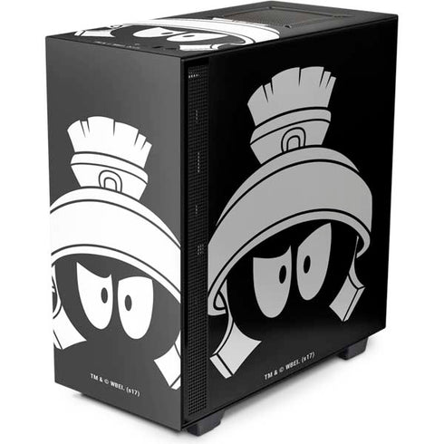 Looney Tunes Marvin the Martian Black and White NZXT H510 Compact ATX Mid-Tower Case Skin