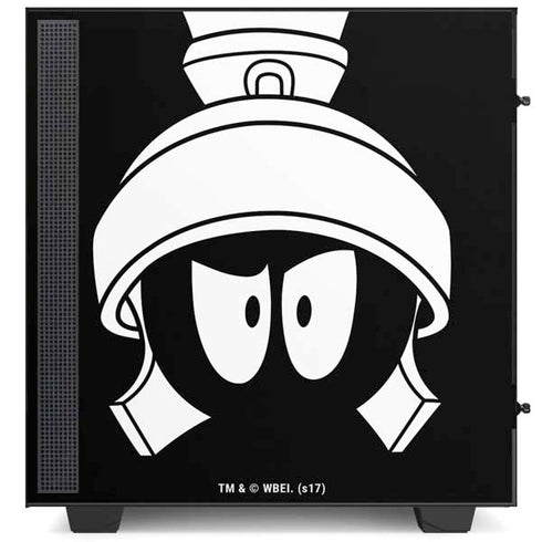 Looney Tunes Marvin the Martian Black and White NZXT H510 Compact ATX Mid-Tower Case Skin