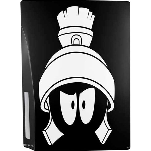 Looney Tunes Marvin the Martian Black and White PS5 Console Skin