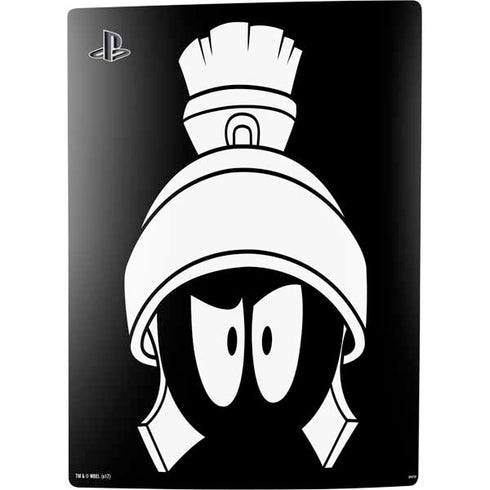 Looney Tunes Marvin the Martian Black and White PS5 Digital Edition Console Skin