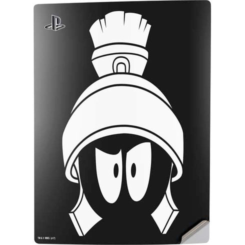 Looney Tunes Marvin the Martian Black and White PS5 Digital Edition Console Skin