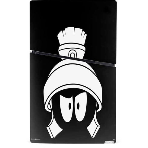 Looney Tunes Marvin the Martian Black and White PS5 Slim Digital Edition Bundle Skin