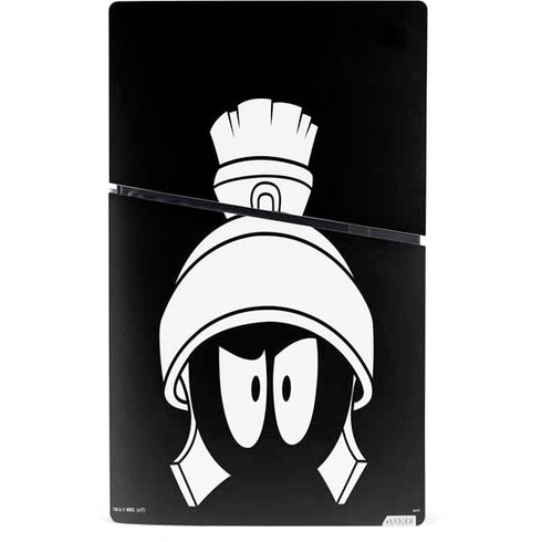 Looney Tunes Marvin the Martian Black and White PS5 Slim Digital Edition Console Skin