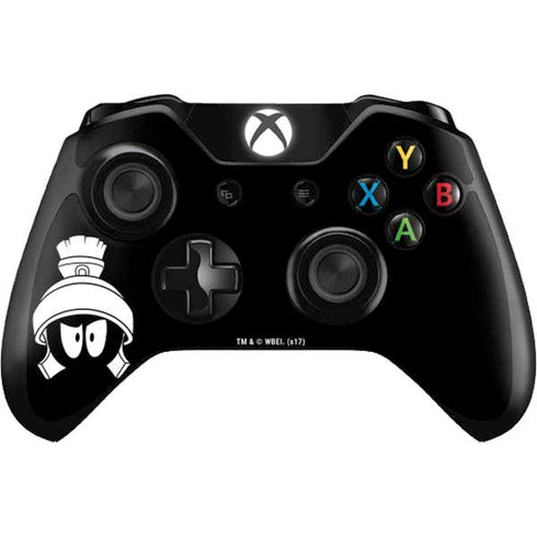 Looney Tunes Marvin the Martian Black and White Xbox One Controller Skin