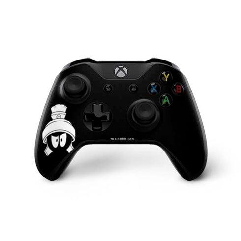 Looney Tunes Marvin the Martian Black and White Xbox One X Controller Skin