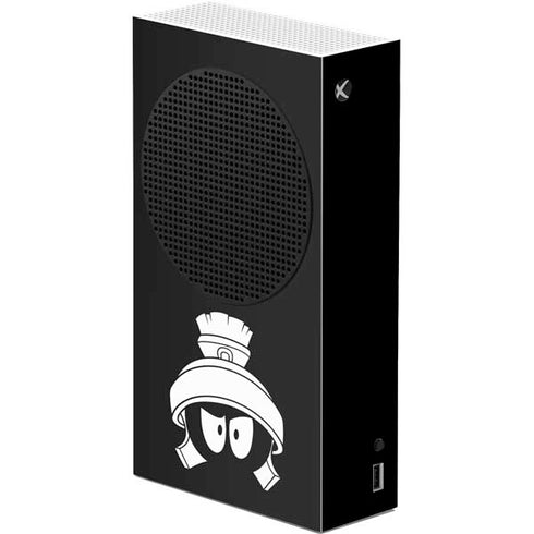 Looney Tunes Marvin the Martian Black and White Xbox Series S Console Skin